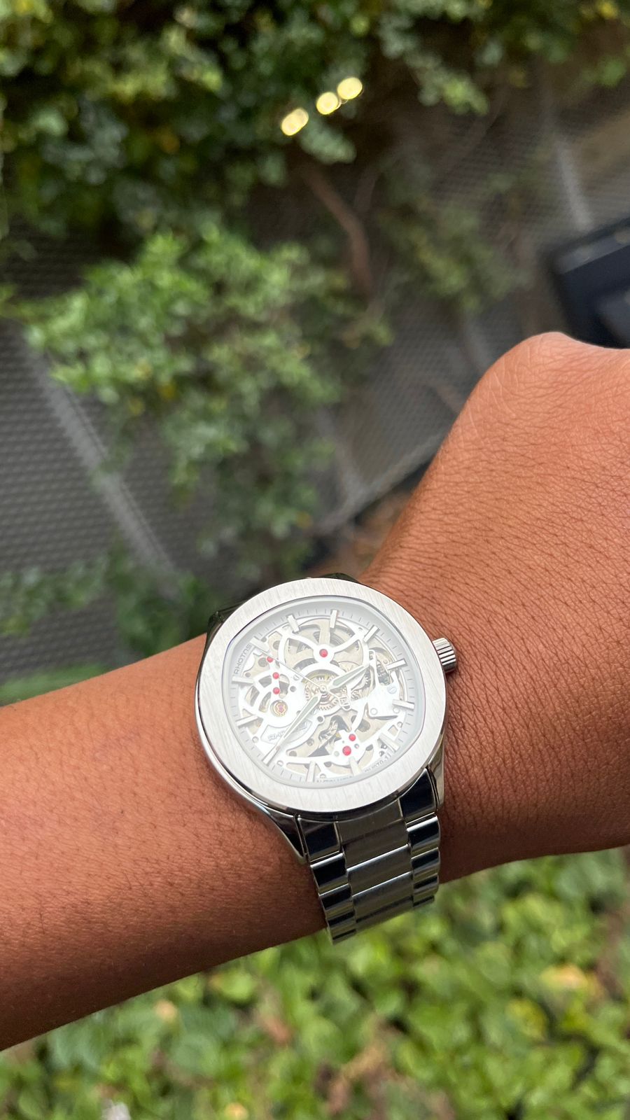 RHOTNS SKELETON WATCH