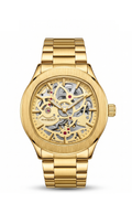 RHOTNS GOLD SKELETON WATCH